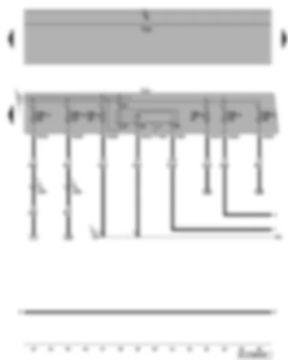 Wiring Diagram  VW GOLF PLUS 2009 - Terminal 30 voltage supply relay