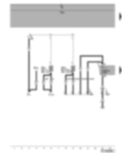 Wiring Diagram  VW GOLF PLUS 2008 - Battery - fuse SA1 - SA5 - SC20