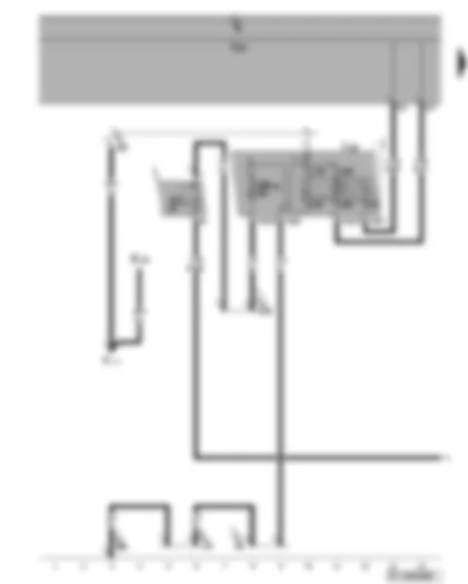 Wiring Diagram  VW GOLF PLUS 2008 - Terminal 15 voltage supply relay