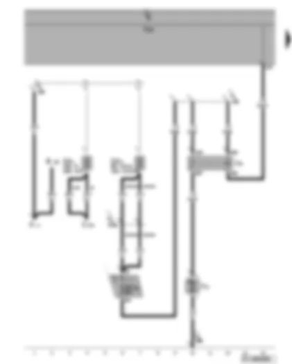 Wiring Diagram  VW GOLF PLUS 2008 - Headlight washer system relay - headlight washer system pump