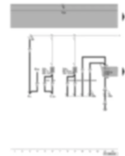Wiring Diagram  VW GOLF PLUS 2008 - Battery - fuse SA1 - SA5 - SC20