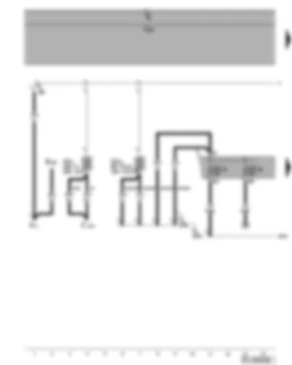 Wiring Diagram  VW GOLF PLUS 2008 - Battery - fuse SA1 - SA5 - SC20 - SC49