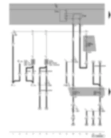 Wiring Diagram  VW GOLF PLUS 2008 - Terminal 15 voltage supply relay 2 - fuses