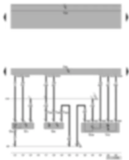 Wiring Diagram  VW GOLF PLUS 2009 - Engine control unit - Hall senders - intake temperature sender - intake manifold pressure sender - intake manifold flap potentiometer - intake manifold flap motor