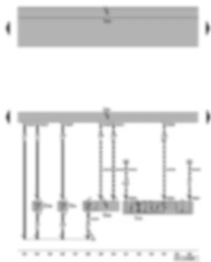 Wiring Diagram  VW GOLF PLUS 2008 - Engine control unit - radiator outlet coolant temperature sender - brake servo pressure sensor - intake air temperature sender 2 - brake vacuum pump