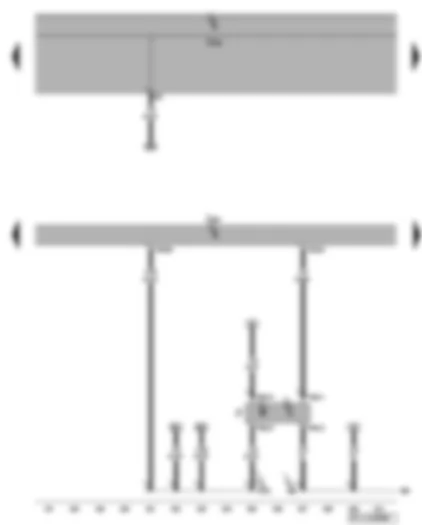 Wiring Diagram  VW GOLF PLUS 2008 - Engine control unit - brake light switch