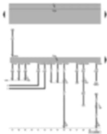 Wiring Diagram  VW GOLF PLUS 2007 - Engine control unit