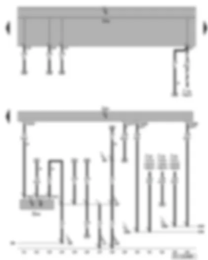 Wiring Diagram  VW GOLF PLUS 2008 - Engine control unit - clutch position sender