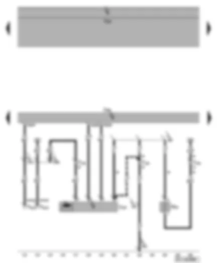 Wiring Diagram  VW GOLF PLUS 2009 - Engine control unit - heater element for crankcase breather