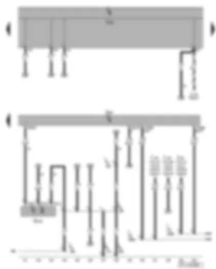 Wiring Diagram  VW GOLF PLUS 2007 - Engine control unit - clutch position sender