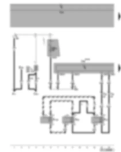 Wiring Diagram  VW GOLF PLUS 2008 - Control unit with display for radio and navigation system - front left loudspeaker