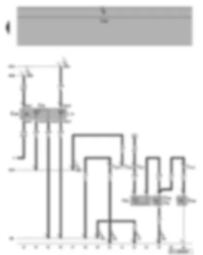 Wiring Diagram  VW GOLF PLUS 2007 - Warning buzzer switch - driving school mode warning buzzer - accelerator switch for driving school vehicle - clutch pedal switch and brake pedal switch for warning buzzer on front passenger side