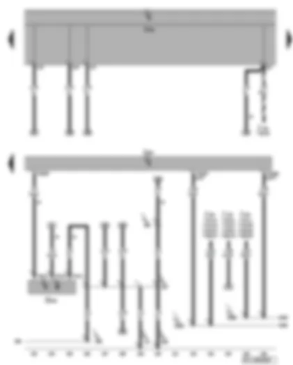 Wiring Diagram  VW GOLF PLUS 2009 - Engine control unit - clutch position sender