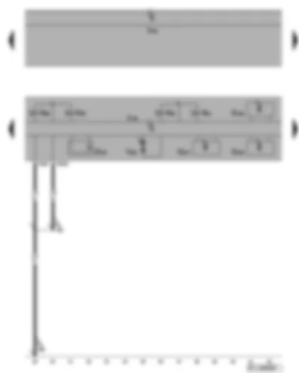 Электросхемa  VW GOLF PLUS 2008 - Блок Mechatronik КП DSG - электромагнитные клапаны - датчик числа оборотов входного вала - датчик давления в гидросистеме - электродвигатель гидронасоса - датчики хода фрикционных муфт