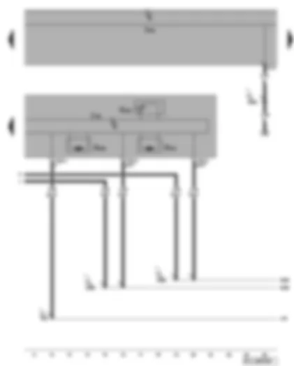 Wiring Diagram  VW GOLF PLUS 2008 - Mechatronic unit for dual clutch gearbox - gearbox input speed sender - temperature sender in control unit