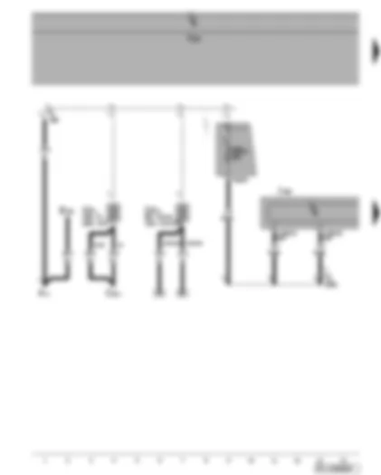 Wiring Diagram  VW GOLF PLUS 2008 - Control unit with display for radio and navigation