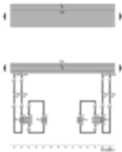 Wiring Diagram  VW GOLF PLUS 2009 - Control unit with display for radio and navigation - rear loudspeaker