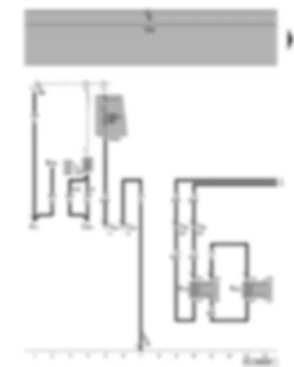 Wiring Diagram  VW GOLF PLUS 2008 - Fuses - front left loudspeaker