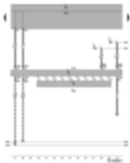 Wiring Diagram  VW GOLF PLUS 2009 - Steering column electronics control unit - steering angle sender