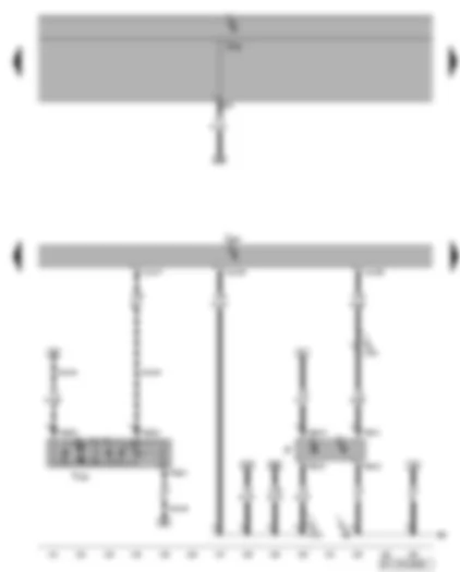 Wiring Diagram  VW GOLF PLUS 2009 - Engine control unit - vacuum pump for brakes - brake light switch