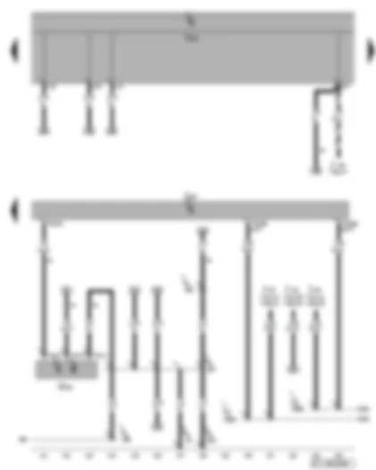 Wiring Diagram  VW GOLF PLUS 2008 - Engine control unit - clutch position sender