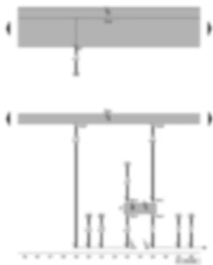 Wiring Diagram  VW GOLF PLUS 2008 - Engine control unit - brake light switch