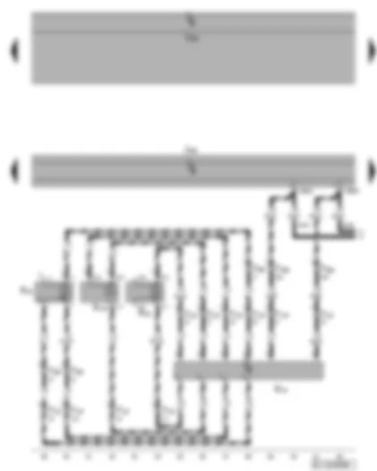 Wiring Diagram  VW GOLF PLUS 2008 - Front right loudspeaker - right frequency switch