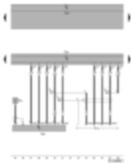 Wiring Diagram  VW GOLF PLUS 2008 - Control unit with display for radio navigation system - traffic information control unit