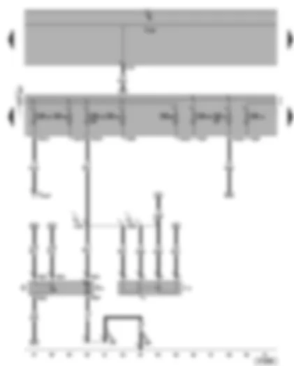 Wiring Diagram  VW GOLF PLUS 2005 - Fuel pump relay - fuel gauge sender - fuel pump