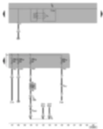Wiring Diagram  VW GOLF PLUS 2007 - Driver seat adjustment thermal fuse 1 - fuses - SB51 - SB52 - SB53 - SB54