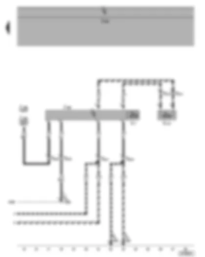 Wiring Diagram  VW GOLF PLUS 2005 - Radiator fan control unit - radiator fan