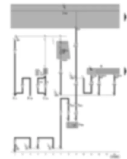 Wiring Diagram  VW GOLF PLUS 2005 - Radio - bonnet contact switch - fuse SA1 - SB19