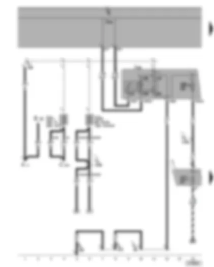Wiring Diagram  VW GOLF PLUS 2005 - Terminal 15 voltage supply relay - fuses