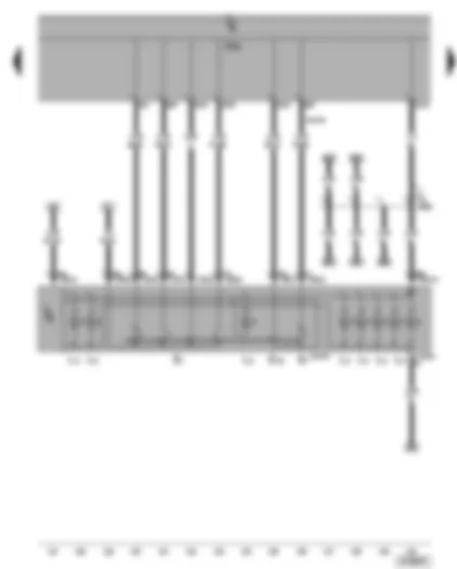 Wiring Diagram  VW GOLF PLUS 2006 - Light switch - fog light switch - rear fog light switch
