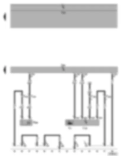 Wiring Diagram  VW GOLF PLUS 2006 - Climatronic control unit - fresh air blower control unit - fresh air blower - compressor regulating valve - air conditioning system compressor regulating valve