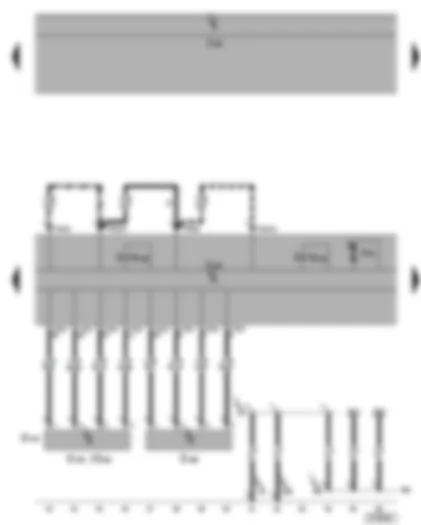Wiring Diagram  VW GOLF PLUS 2006 - ABS control unit - ESP sensor unit - lateral acceleration sender - yaw rate sender - brake servo vacuum sender - ABS hydraulic pump