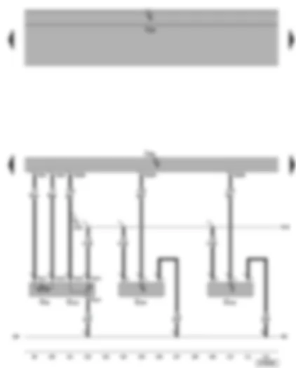 Wiring Diagram  VW GOLF PLUS 2006 - Engine control unit - exhaust gas recirculation potentiometer - fuel pressure sender - exhaust gas recirculation valve - fuel pressure sender for low pressure