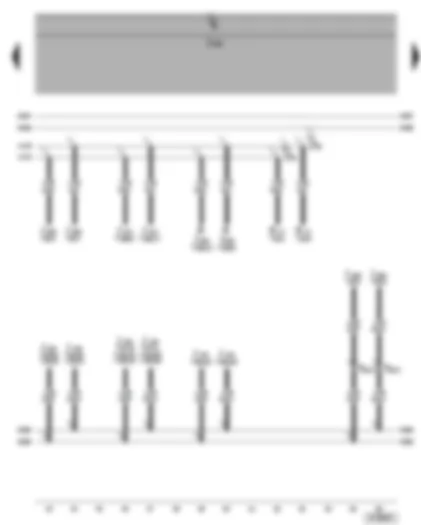 Wiring Diagram  VW GOLF PLUS 2006 - Connection for: Auxiliary heater - mobile telephone operating electronics control unit - radio - radio/navigation system - amplifier - airbag control unit - ABS control unit - power steering control unit