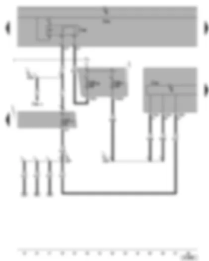 Wiring Diagram  VW GOLF PLUS 2007 - Mechatronic unit for dual clutch gearbox - terminal 15 voltage supply relay 2