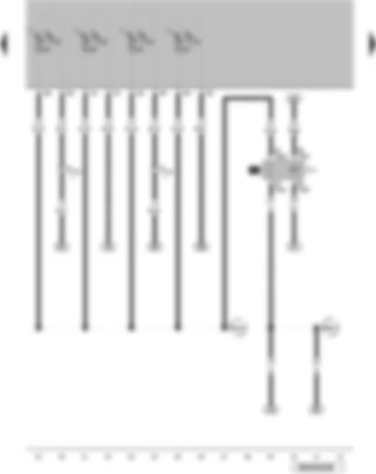 Wiring Diagram  VW GOLF SPORTSVAN 2013 - Fuel pump relay