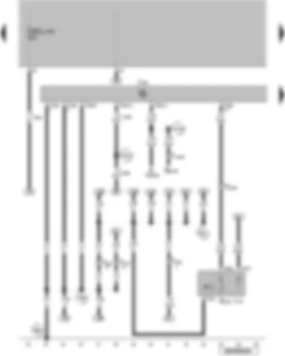 Wiring Diagram  VW GOLF SPORTSVAN 2014 - Driver side interior locking switch - convenience system central control unit