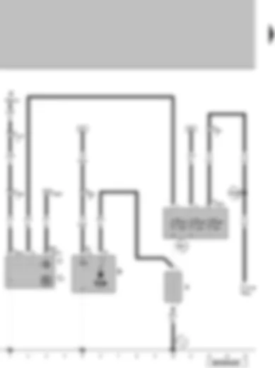 Wiring Diagram  VW GOLF SPORTSVAN 2015 - Battery - starter - alternator - voltage regulator - radiator fan 2nd speed relay