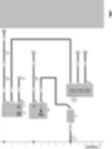 Wiring Diagram  VW GOLF SPORTSVAN 2015 - Battery - starter - alternator - voltage regulator - fuses on fuse holder/battery
