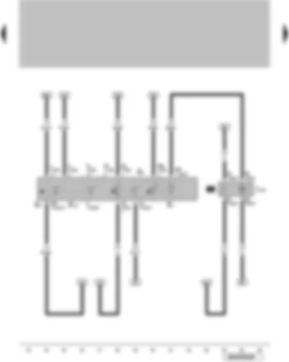 Wiring Diagram  VW GOLF SPORTSVAN 2015 - Light switch - turn signal switch - headlight dipper/flasher switch - parking light switch - dipped beam relay