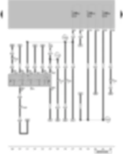 Wiring Diagram  VW GOLF SPORTSVAN 2015 - Intermittent wiper switch