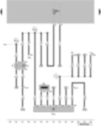 Wiring Diagram  VW GOLF SPORTSVAN 2014 - Immobilizer reader coil - brake light switch - clutch pedal switch - crake pedal switch - immobilizer control unit - convenience system central control unit - radio