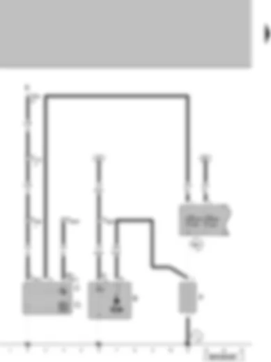 Wiring Diagram  VW GOLF SPORTSVAN 2015 - Battery - starter - alternator - voltage regulator