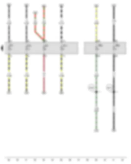 Электросхемa  VW GOLF SPORTSVAN 2012 - Предохранитель 1 в блоке предохранителей С - Предохранитель 3 в блоке предохранителей С - Предохранитель 7 в блоке предохранителей С - Предохранитель 17 в блоке предохранителей С - Предохранитель 32 в блоке предохранителей В - Предохранитель 38 в блоке предохранителей В