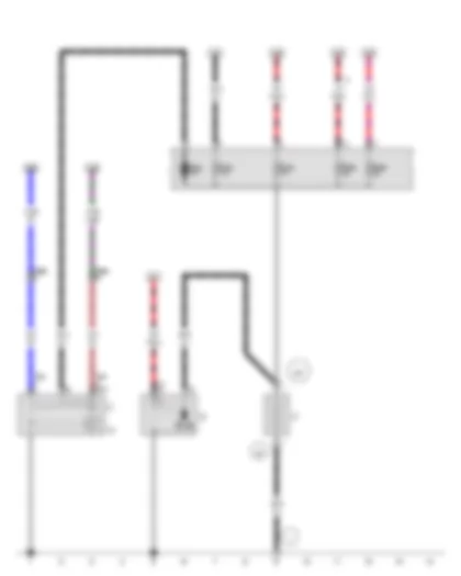 Wiring Diagram  VW GOLF SPORTSVAN 2013 - Battery - Starter - Alternator - Voltage regulator