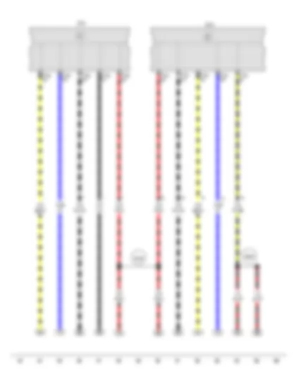 Электросхемa  VW GOLF SPORTSVAN 2016 - Блок управления бортовой сети